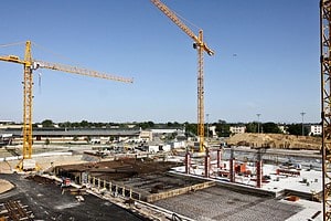 Cranes Building Site