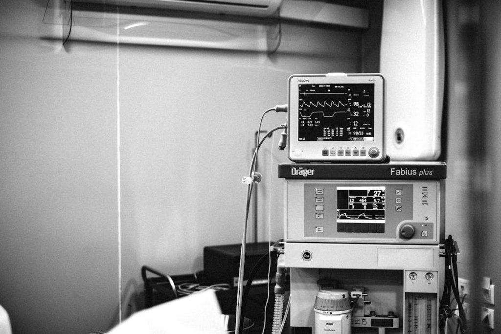 anesthesia workstation in hospital